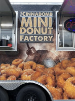 The Cinnabomb Mini-donut Factory food