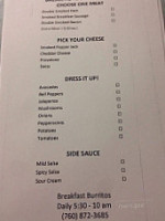 Mahogany Smoked Meats menu