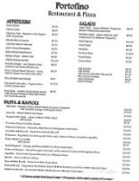 Portofino Pizza menu