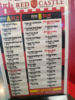 Red Castle Korean Bbq menu
