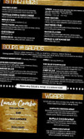 Mashies Pub Eatery menu