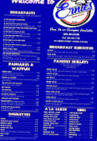 Ernie's Family menu