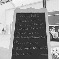 King's Bbq menu