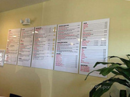 Yacky Shack menu