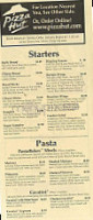 Pizza Hut menu