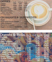 Delight Donuts menu