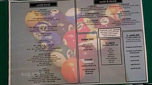 Cookie's Long Shots Grill menu