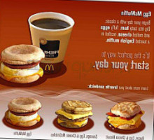 Mcdonald's menu