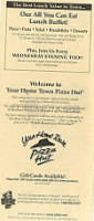 Mozzi's Pizza menu