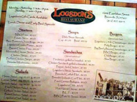 Logsdon's menu