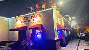 The Sports Page outside