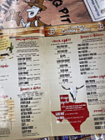Jimmy's Barbeque Pit menu