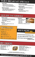 Zimmys And Grill menu