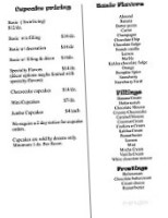 Heavenly's A Creative Bakery-cafe menu