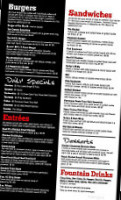 Spaulding's Food Drink menu