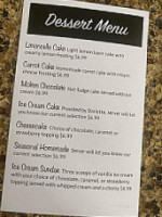 Mineral City Mill Grill menu