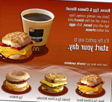 Mcdonald's menu