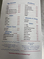 Granny B's Family Diner menu