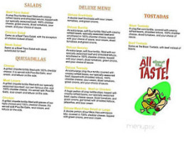 Taco Tico menu