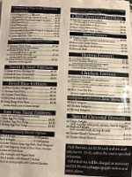 Oriental American menu