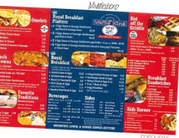 Waffle King menu