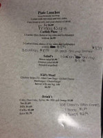 Kelly Rae's Country Cafe menu