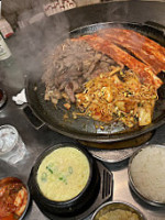 Honey Pig Gooldaegee Korean Grill food