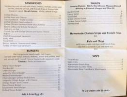 Joe's All American Food menu