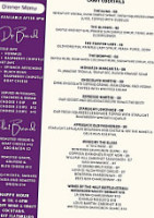 Luna's Coffee Wine And Butterfly Cafe menu