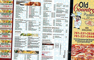 Old Country Pizzeria Roast Beef menu