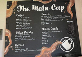 The Main Cup menu