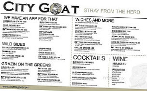 Local Goat menu