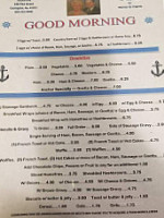 Anchor Grill menu