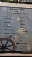 Keepers Seafood menu
