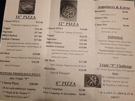 Stix Pizza Wingz menu