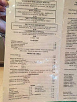 Hutchen's -b-que menu