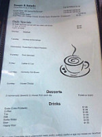 Back Street Cafe menu