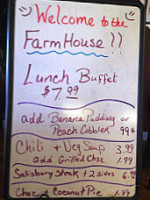 The Farmhouse menu