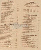 Tuscany menu