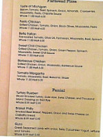 Heart Of Michigan Cafe menu