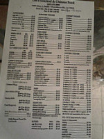 Lee's Chinese Inn menu