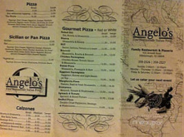 Angelo's Ii Pizzeria menu