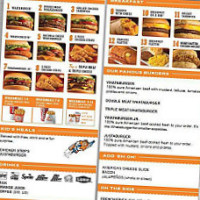 Whataburger menu