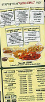 Wingstop menu