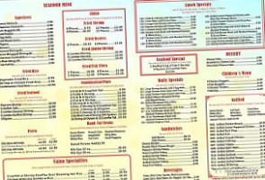 Red River Seafood Steakhouse menu