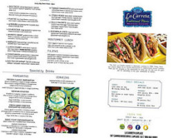 La Carreta Of La Place menu