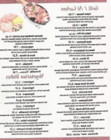 El Jinete menu