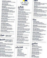 La Vela Italian menu