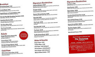 Moody's Delicatessen Provisions menu