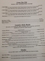 C-bo's Country Kitchen menu